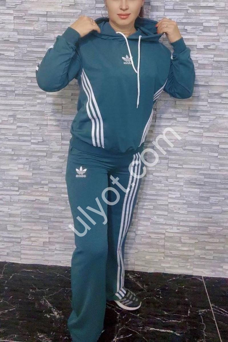 СПОРТ.КОСТЮМ A01 (S-XL) БИРЮЗА 