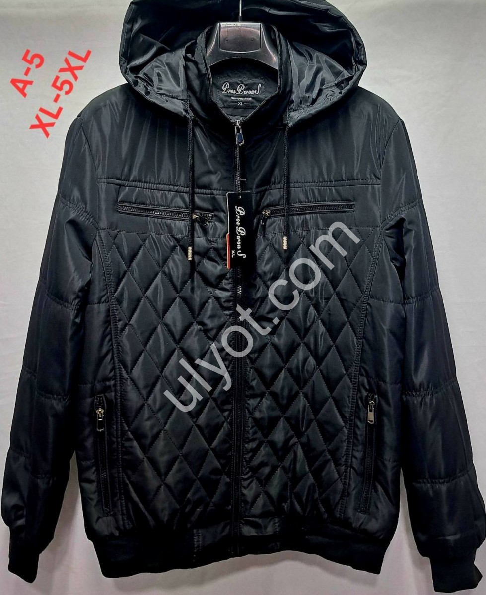 КУРТКА (XL-5XL) ЧЕРНЫЙ A-5