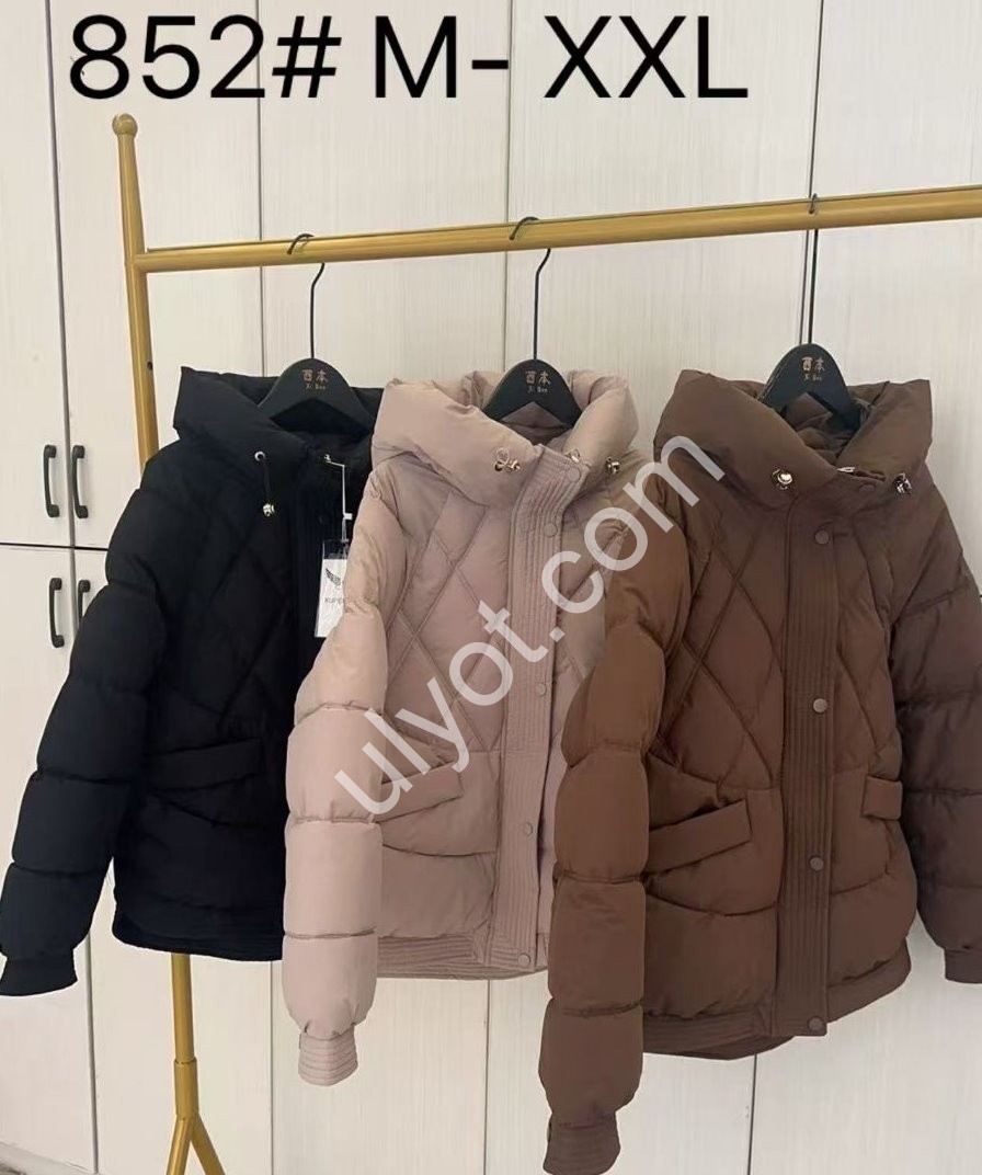 КУРТКА (M-2XL) ПУДРА 852