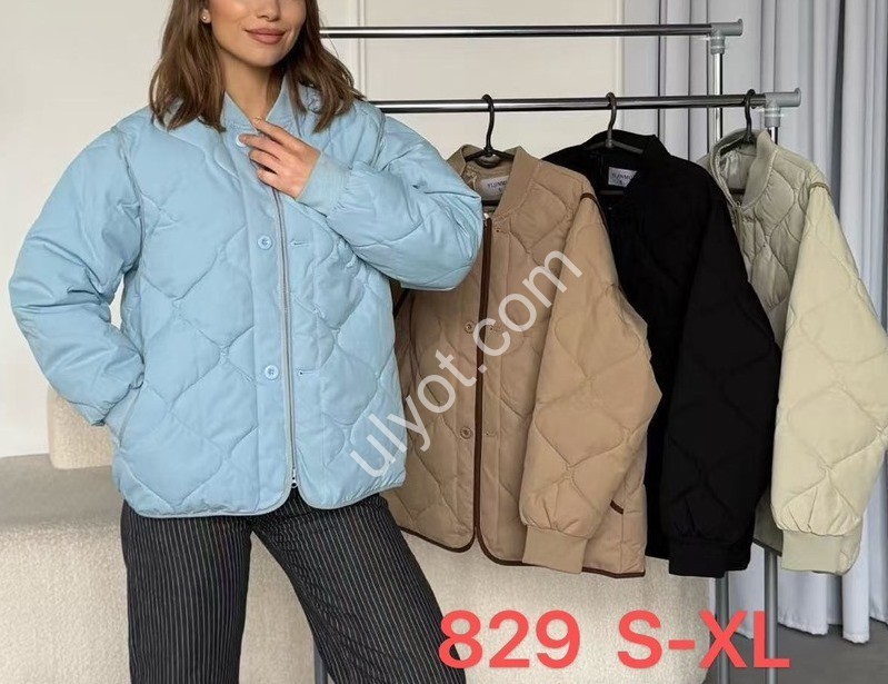 КУРТКА (S-XL) ГОЛУБОЙ 829