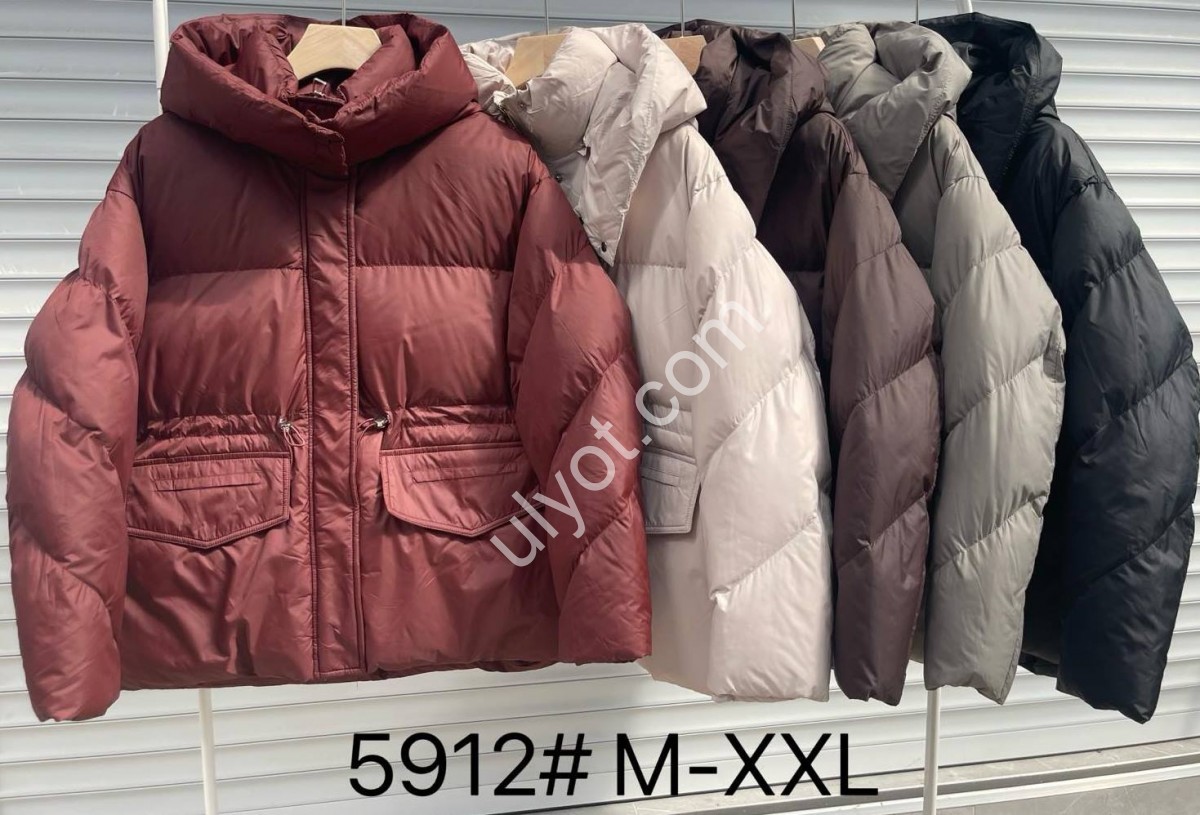 КУРТКА (M-2XL) СІРИЙ 5912