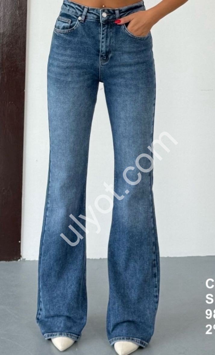 ДЖИНСИ ZEO BASIC (32-40) Т.СИНІЙ 4997