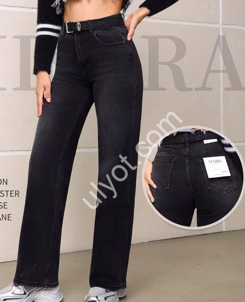 ДЖИНСИ M.SARA (XS-XL) ГРАФІТ 1602-B