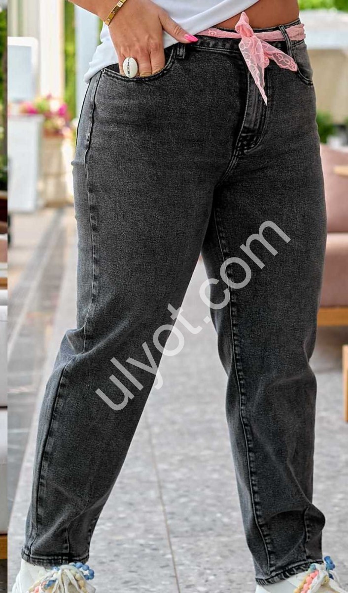 ДЖИНСЫ LIANA (31-38) ГРАФИТ 1-022