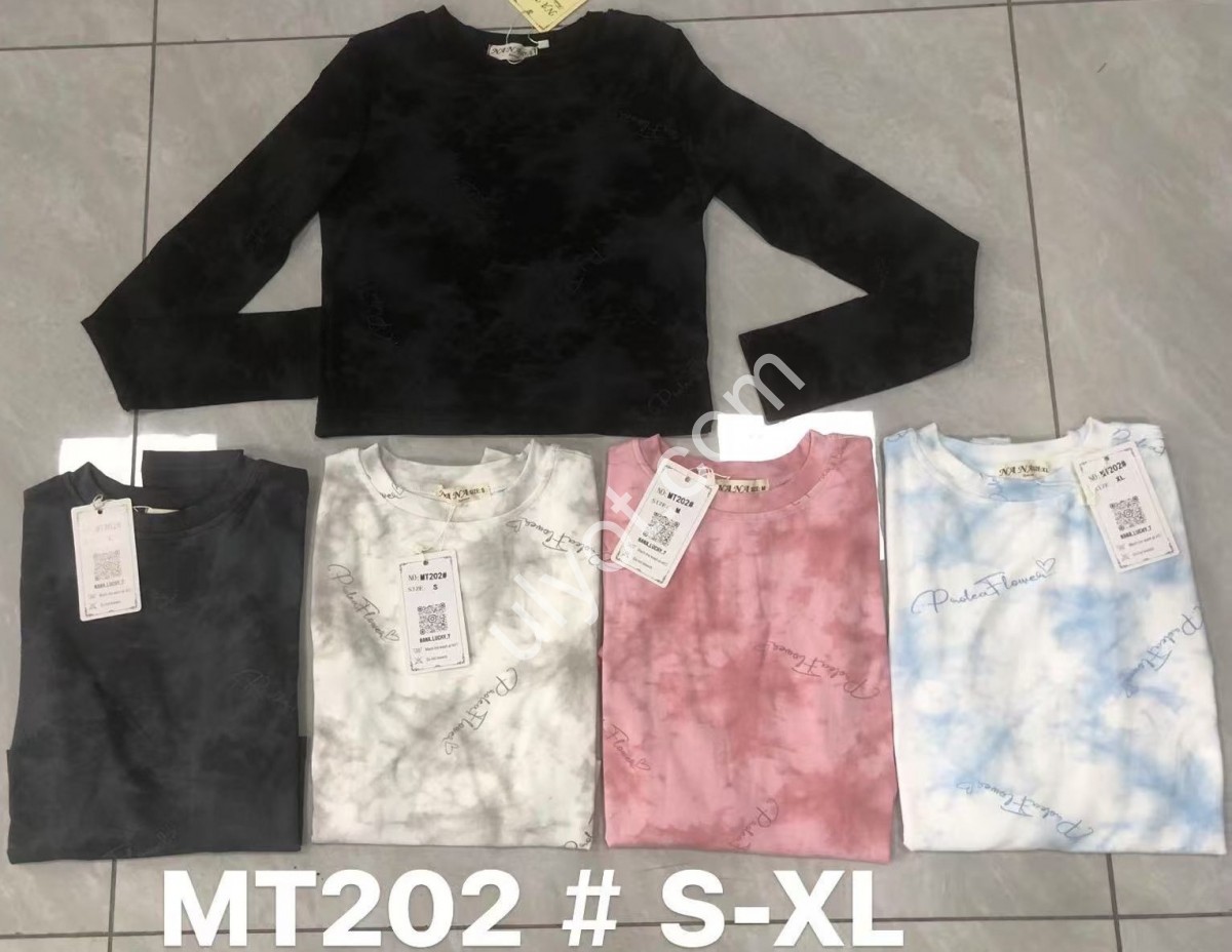 ЛОНГСЛИВ (S-XL) ЧЕРНЫЙ MT202