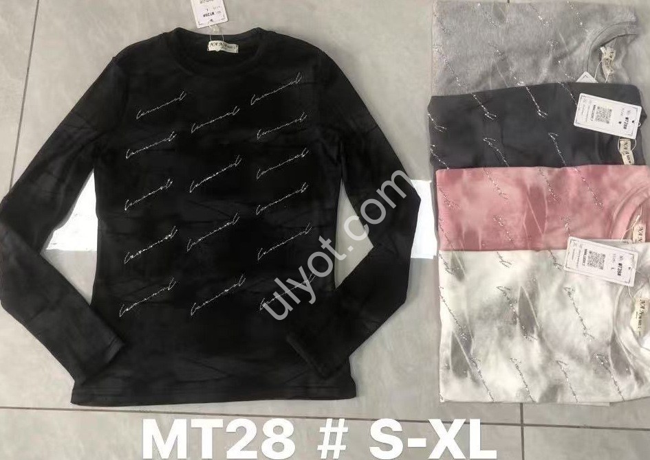 ЛОНГСЛІВ (S-XL) ЧОРНИЙ MT28