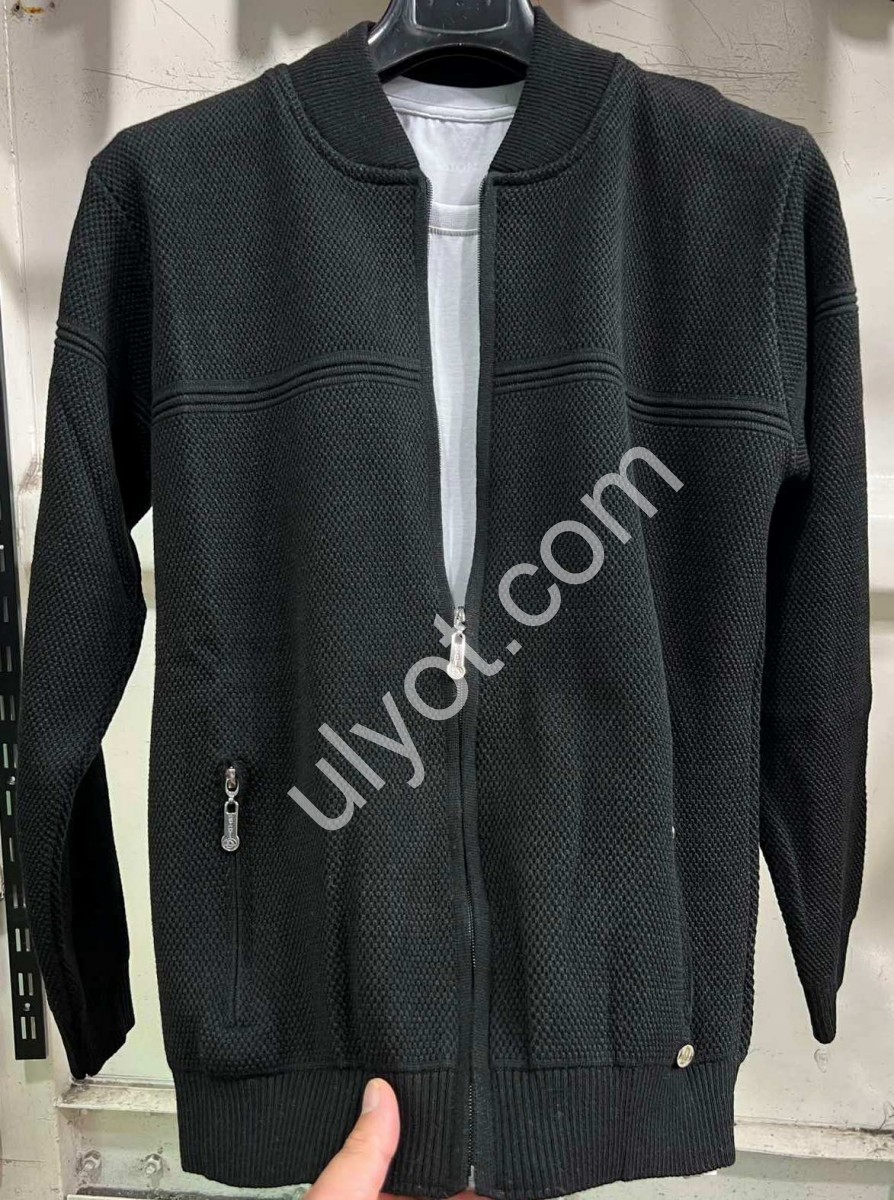 БОМБЕР DEVANTI (L-2XL) ЧОРНИЙ 72145