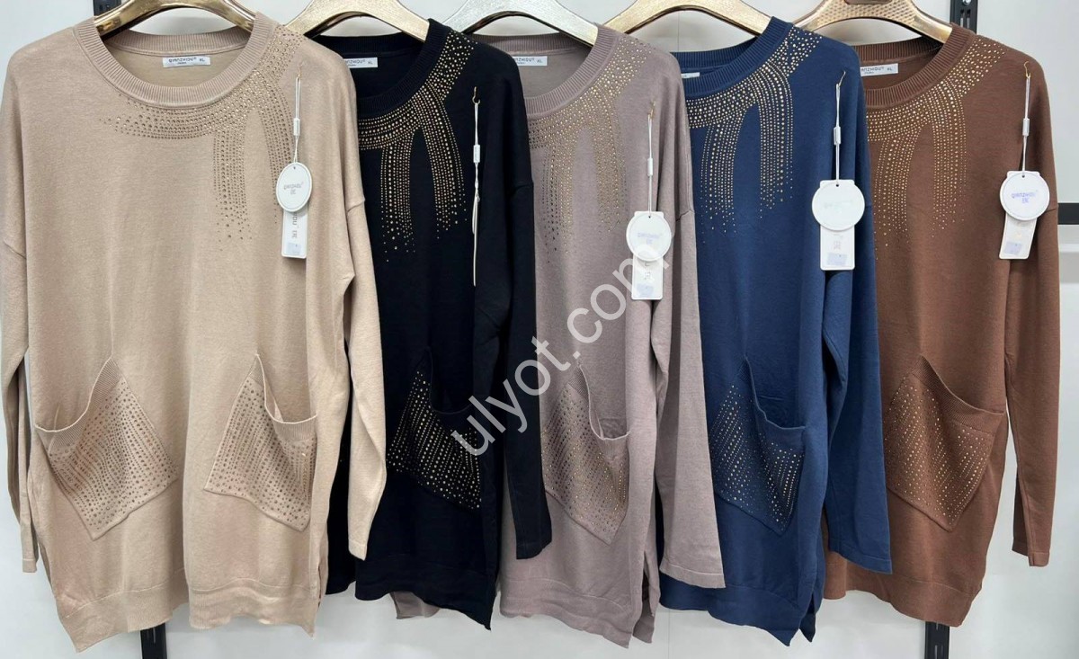 ПЛАТЬЕ-ТУНИКА (ONE SIZE 54-56) МИКС 712705