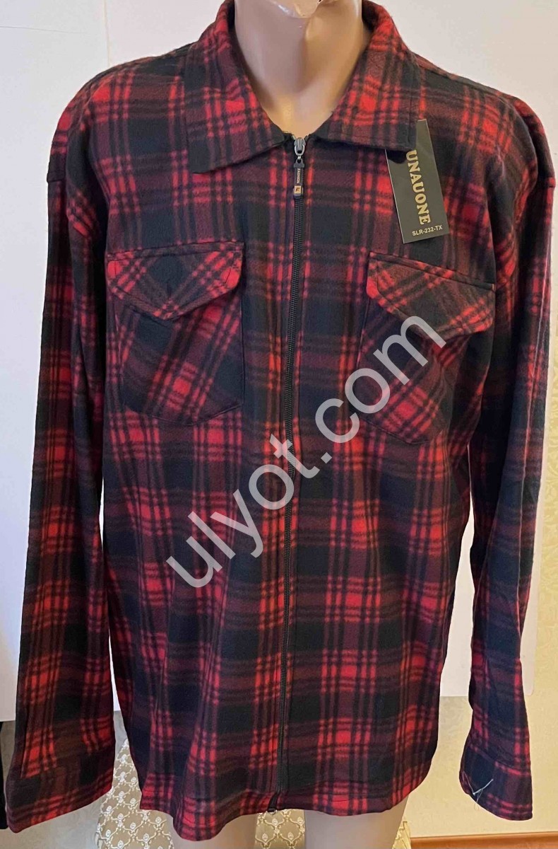 Сорочка (M-3XL) БАЙКА МІКС 232