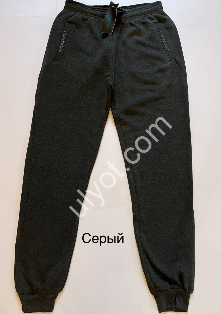 СПОРТ.ШТАНИ (60-68) ФЛІС МАНЖЕТ ГРАФІТ 2407