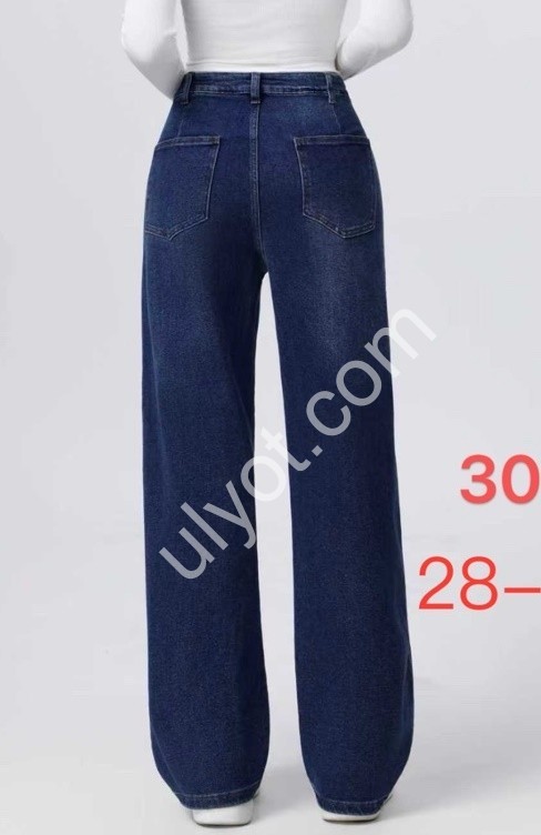 ДЖИНСЫ JELEEY (28-33) Т.СИНИЙ 3002