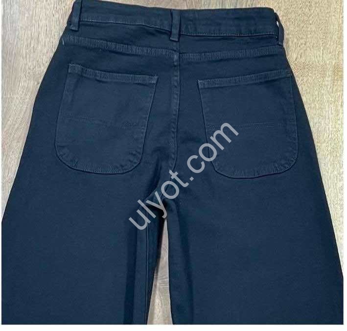 ДЖИНСЫ POSHUM (25-30) ЧЕРНЫЙ 01003/3
