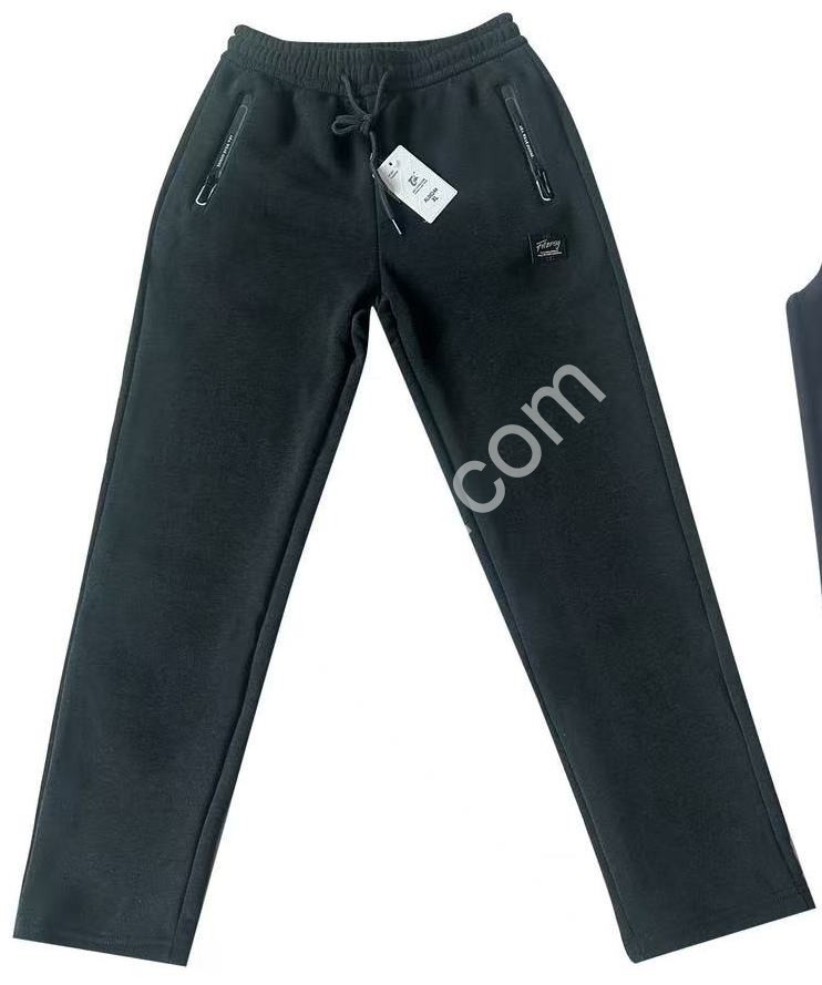 СПОРТ.ШТАНЫ (XL-5XL) ФЛИС ПРЯМОЙ ГРАФИТ 0024