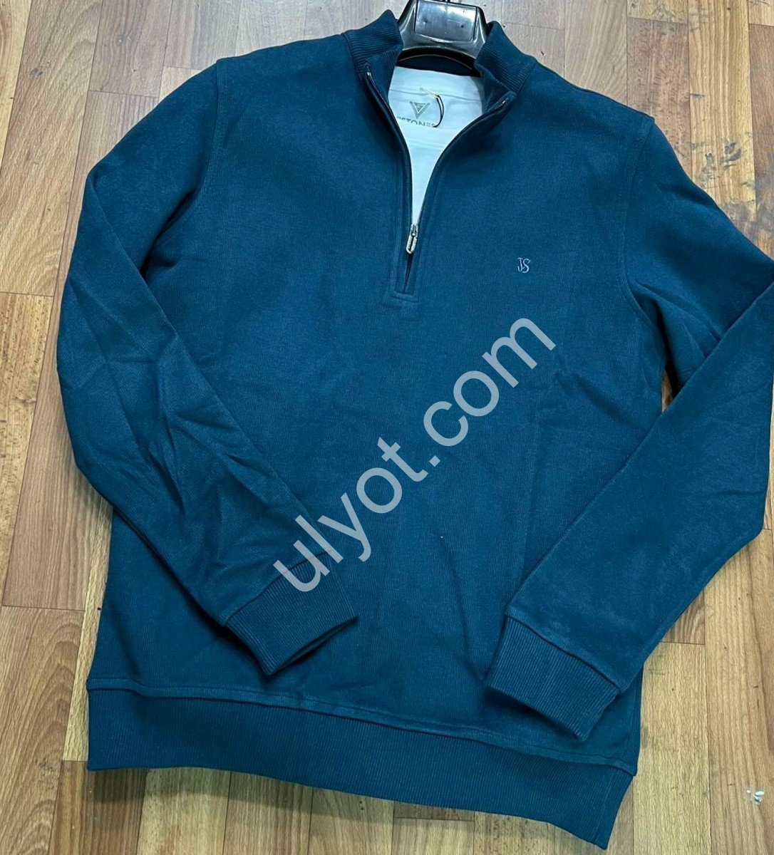 КОФТА VIP STONES (M-2XL) Т.СИНИЙ 3902