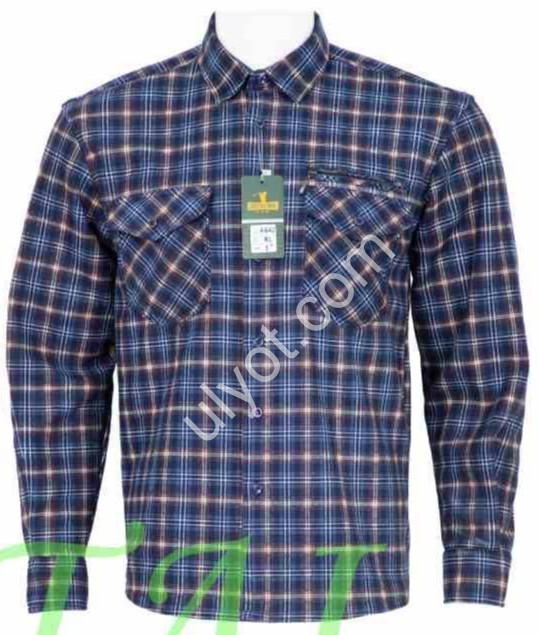 РУБАШКА (6XL-10XL) ФЛИС МИКС 942