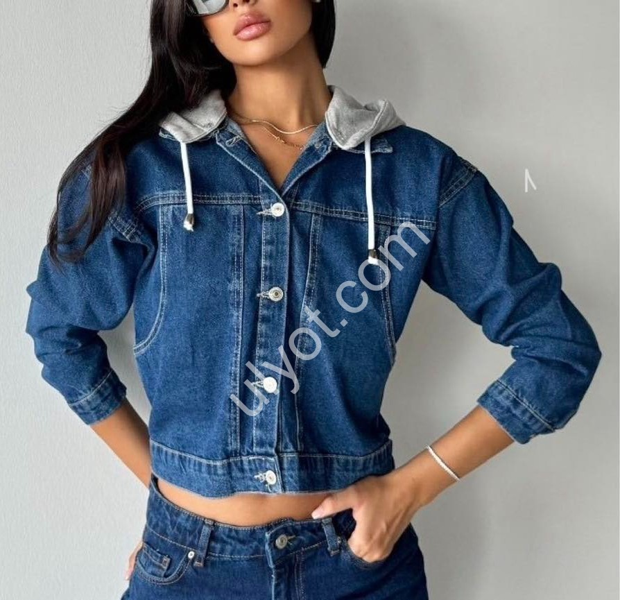 КУРТКА ДЖИНСОВА TOP SHOP (SL) Т.СИНІЙ 3447
