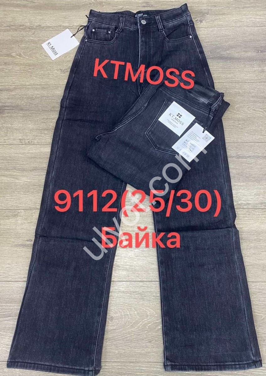 ДЖИНСИ KT.MOSS (25-30) БАЙКА ГРАФІТ 9112