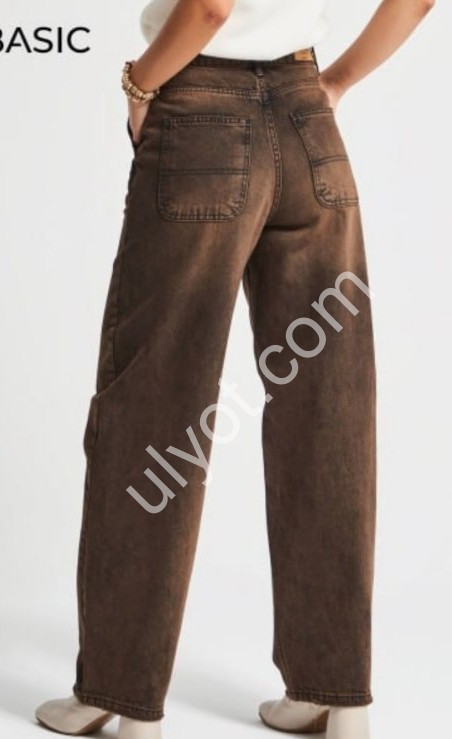ДЖИНСЫ IT'S BASIC (34-40) ШОКОЛАД 2952/2w5/16