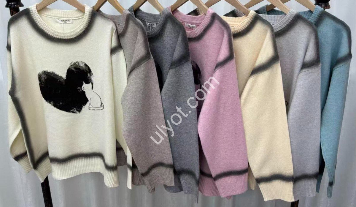 СВІТЕР (ONE SIZE 54-56) МІКС A161