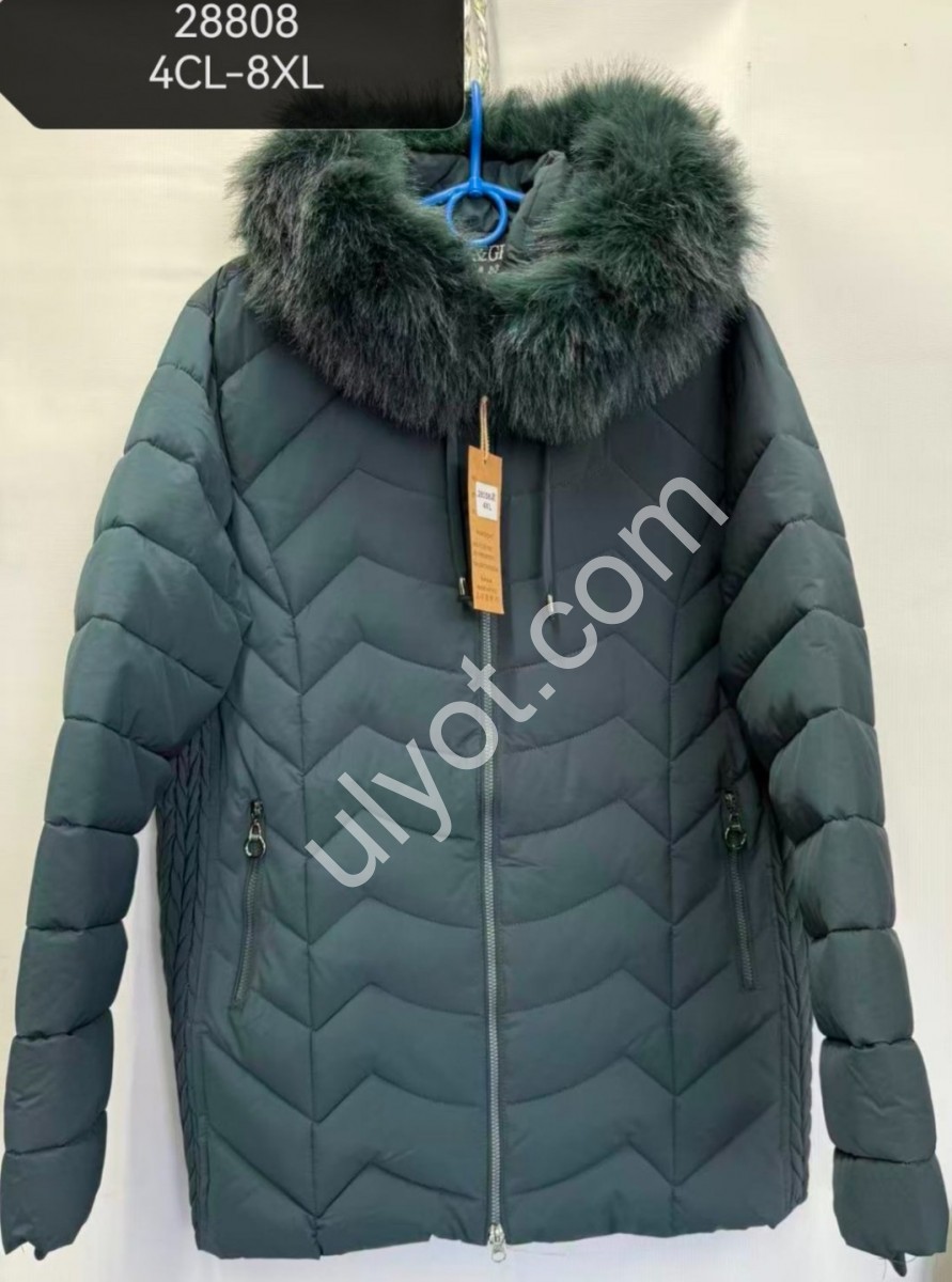 КУРТКА Bf&Gf (4XL-8XL) Т.ЗЕЛЕНИЙ 28056