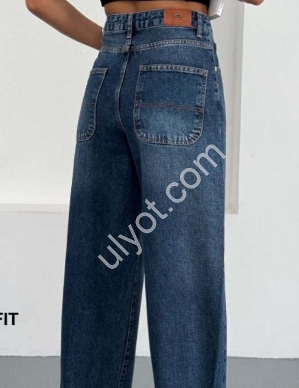 ДЖИНСЫ ZEO BASIC (34-42) Т.СИНИЙ 5034