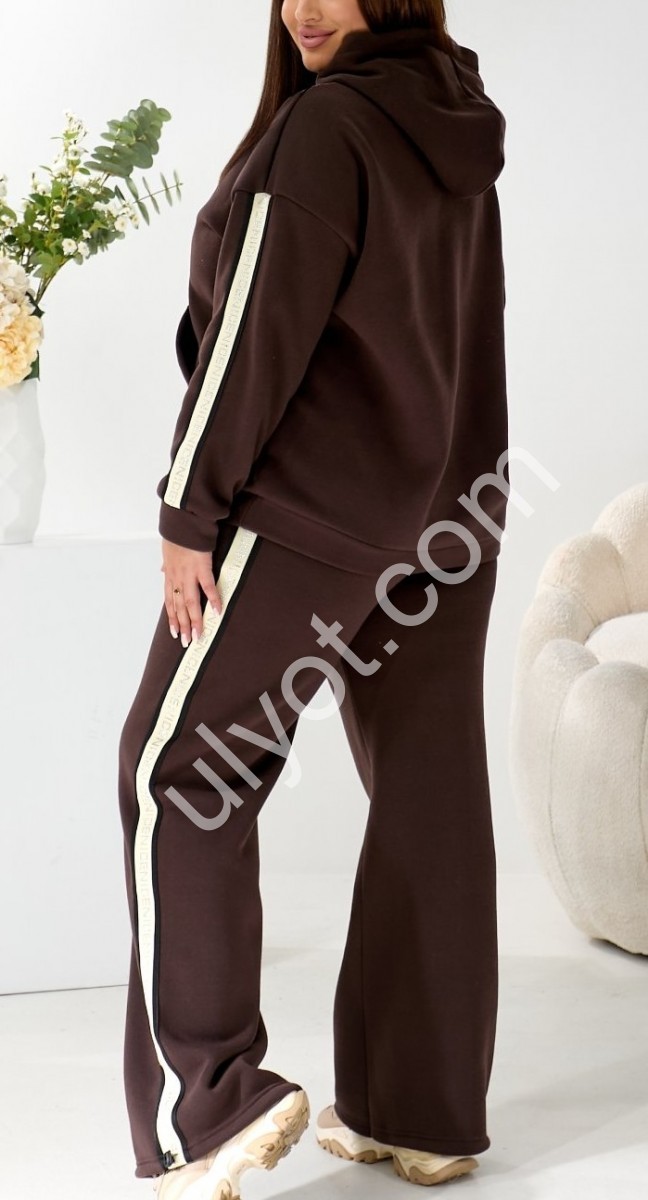 КОСТЮМ (48-58) ФЛІС ШОКОЛАД 17185