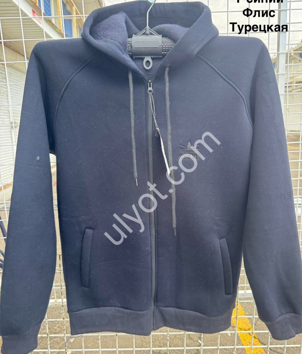 СПОРТ.КОФТА A01 (50-58) ФЛИС Т.СИНИЙ 