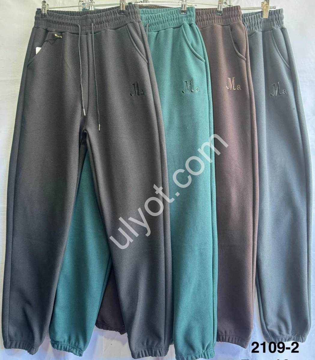 ШТАНЫ (7XL-10XL) МЕХ МАНЖЕТ МИКС 2109-2