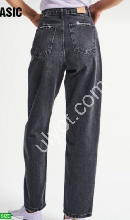 ДЖИНСИ IT'S BASIC (32-36) ГРАФІТ 3240/2w5/1