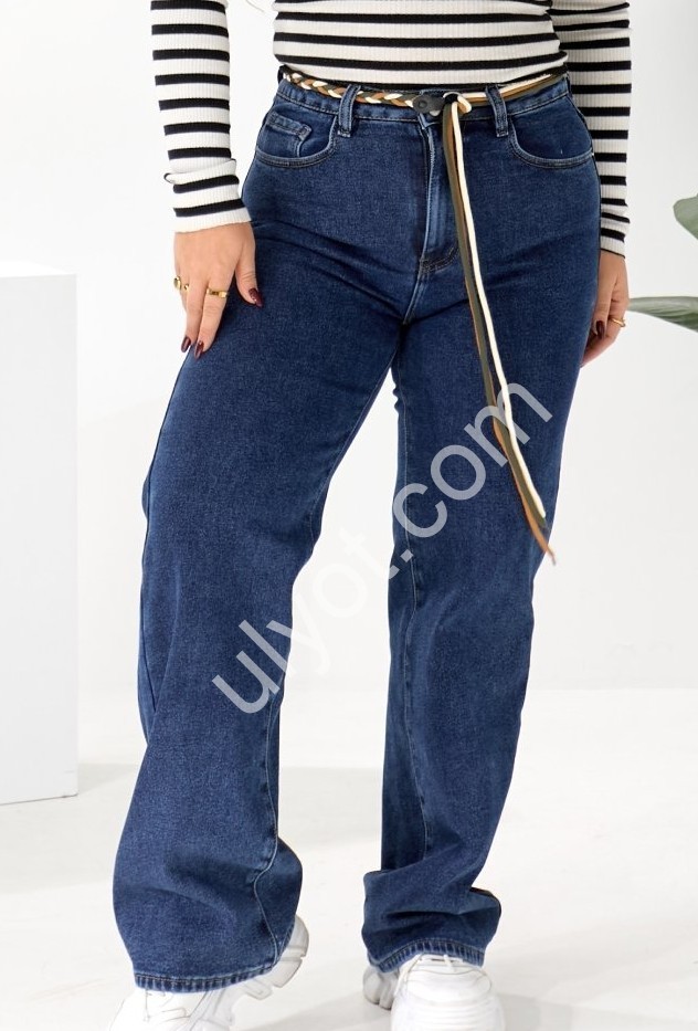 ДЖИНСЫ LIANA (28-33) БАЙКА Т.СИНИЙ 1037