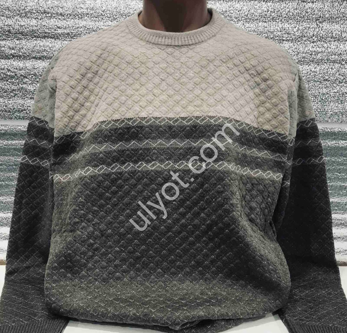 СВИТЕР EVS (L-2XL) ГРАФИТ 2006