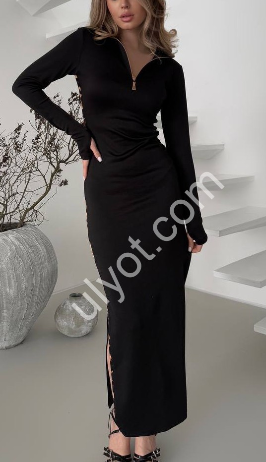 ПЛАТЬЕ (42-48) ЧЕРНЫЙ 140