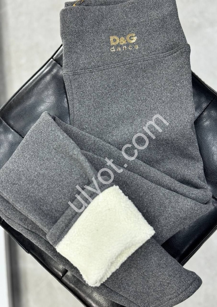 Фото 2 Лосини (42-52) Хутро Графіт 722