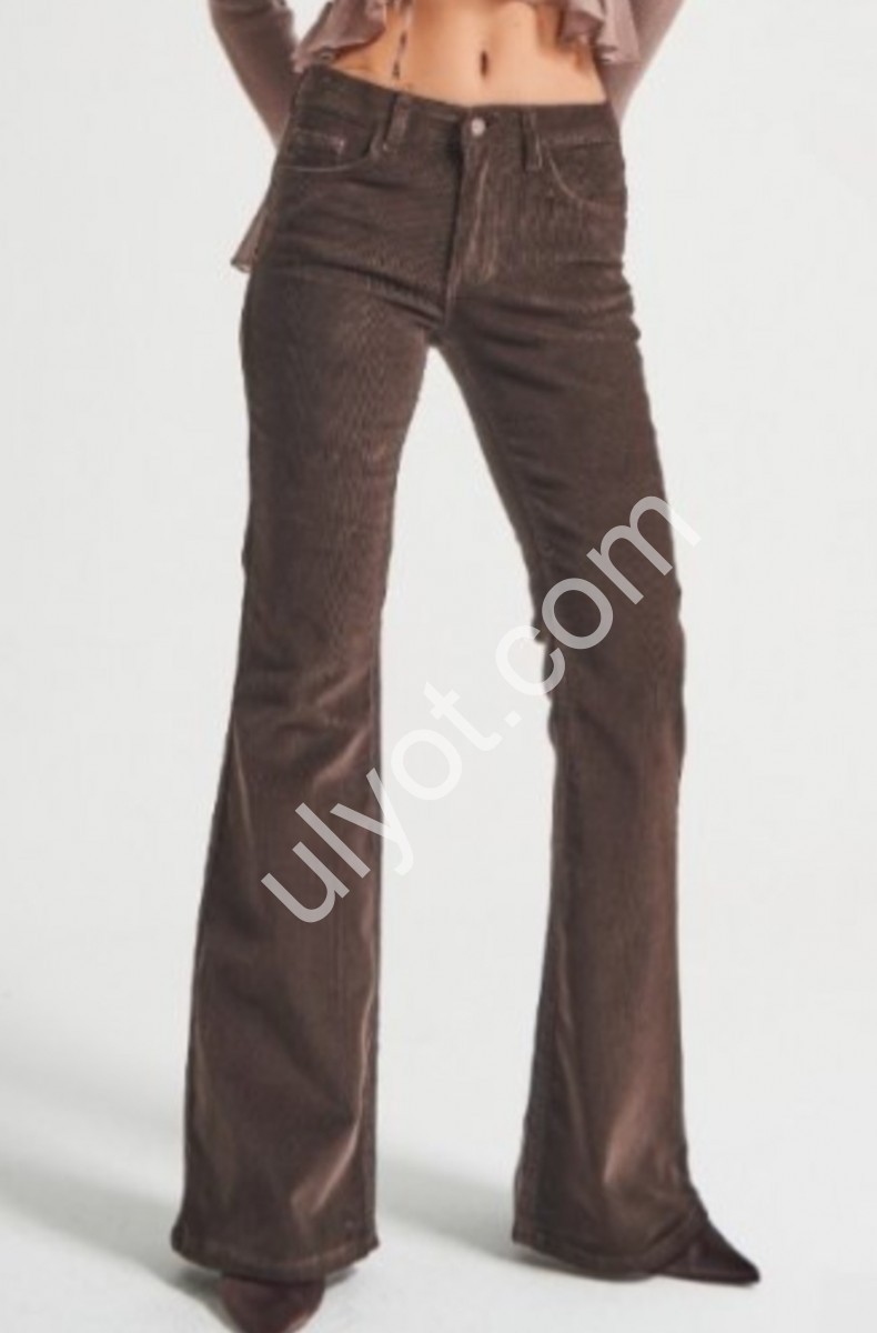 ДЖИНСЫ IT'S BASIC (34-42) ШОКОЛАД 4370/26w5/136