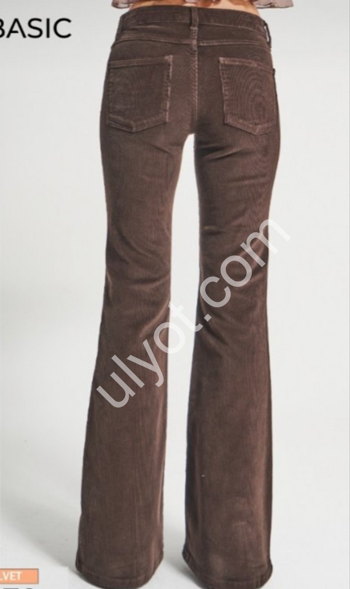 ДЖИНСЫ IT'S BASIC (34-42) ШОКОЛАД 4370/26w5/136