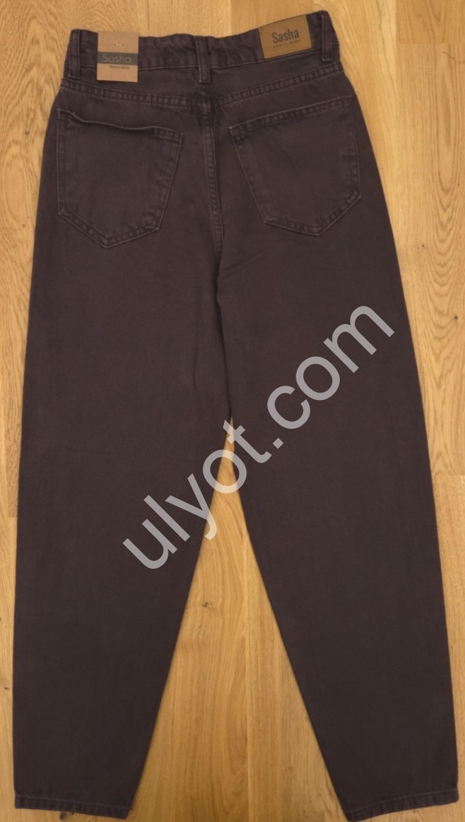 ДЖИНСЫ SASHA (26-31) ШОКОЛАД 2350