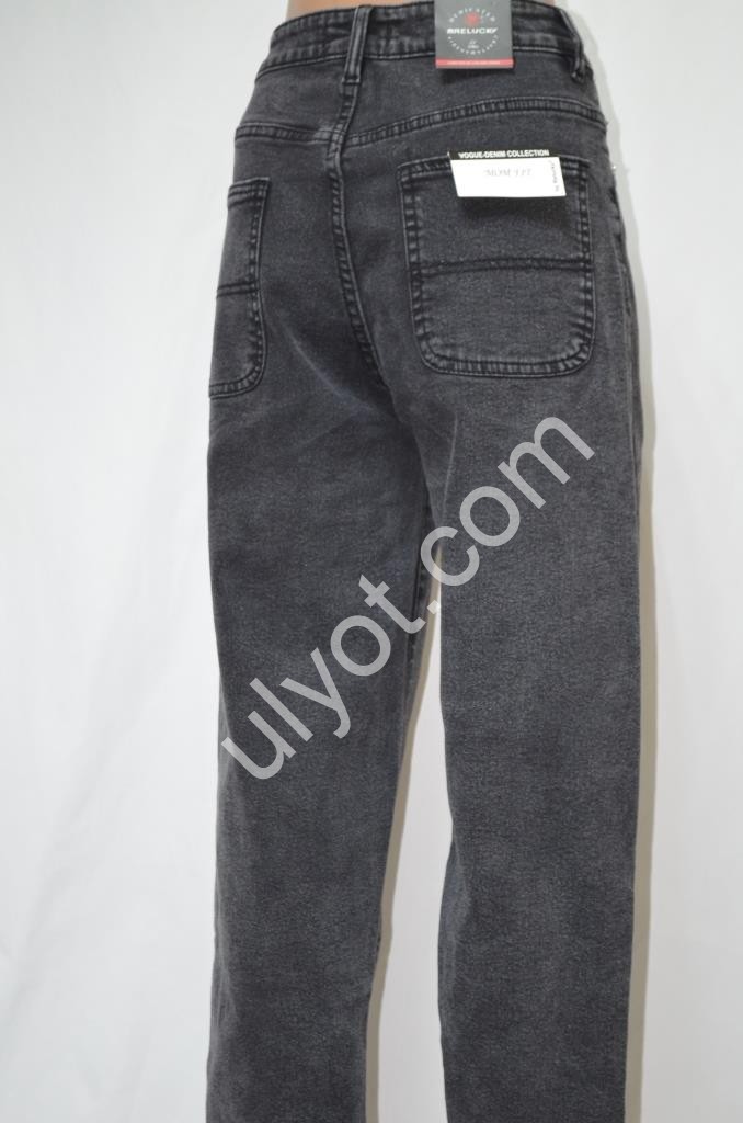 ДЖИНСЫ RELUCKY (28-33) БАЙКА ГРАФИТ M0673-7