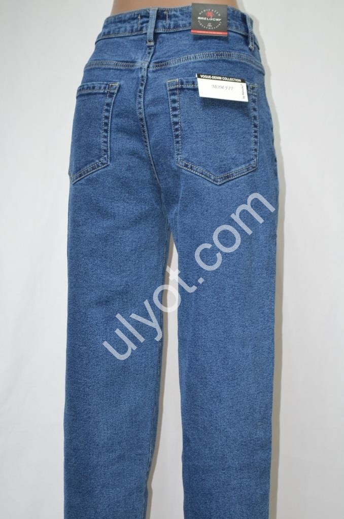 ДЖИНСЫ RELUCKY (30-36) БАЙКА Т.СИНИЙ M0562-7