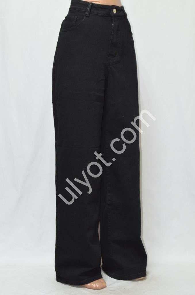 ДЖИНСЫ RELUCKY (31-38) БАЙКА ЧЕРНЫЙ V0386-6