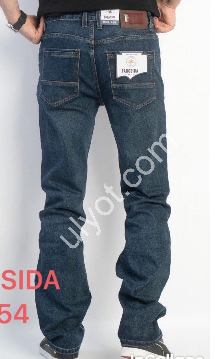 ДЖИНСЫ FANGSIDA (29-38) Т.СИНИЙ 8854