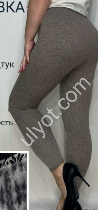 Фото 2 Лосини (3XL-8XL) Хутро Мікс 202-1