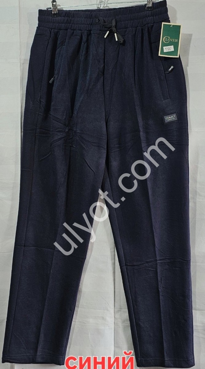 СПОРТ.ШТАНИ (7XL-10XL) ФЛІС ПРЯМИЙ Т.СИНІЙ 2425