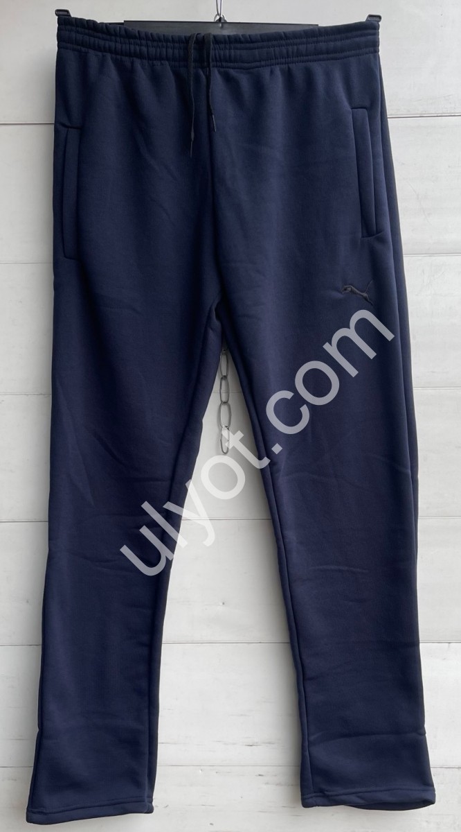 СПОРТ.ШТАНЫ P15 (46-54) ПРЯМЫЕ Т.СИНИЙ 