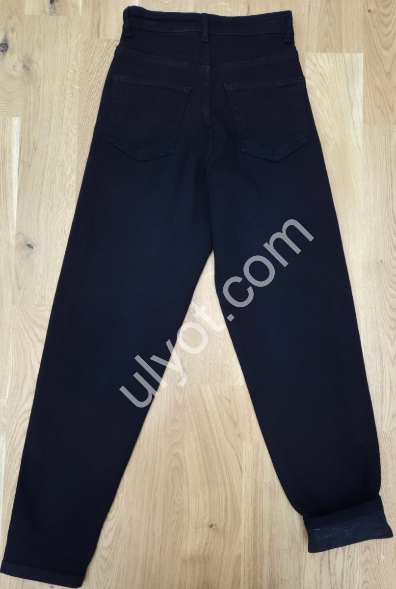 ДЖИНСИ REAL FOCUS (25-27) БАЙКА ЧОРНИЙ 1592-9