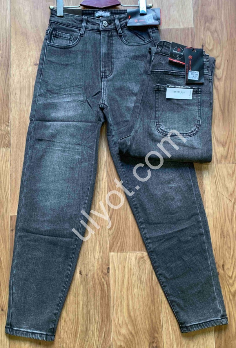 ДЖИНСЫ RELUCKY (25-30) БАЙКА ГРАФИТ M674-6