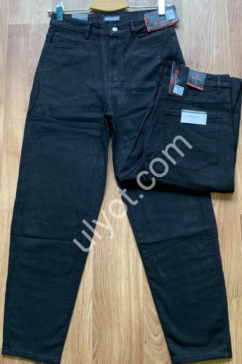 ДЖИНСИ RELUCKY (31-38) БАЙКА ЧОРНИЙ M0555-6