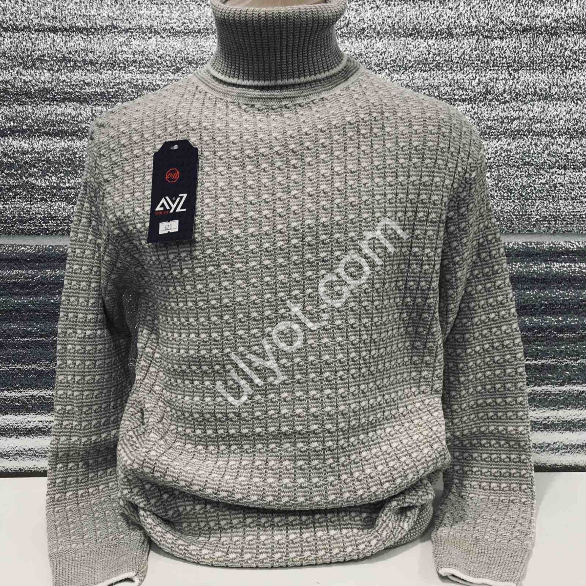 СВИТЕР AYZ (M-XL) БЕЖ 623
