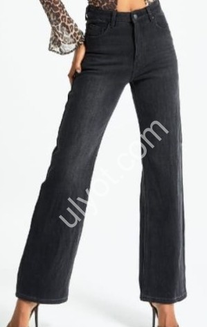 ДЖИНСИ IT'S BASIC (32-46) Хутро Графіт 4343/2w5/1