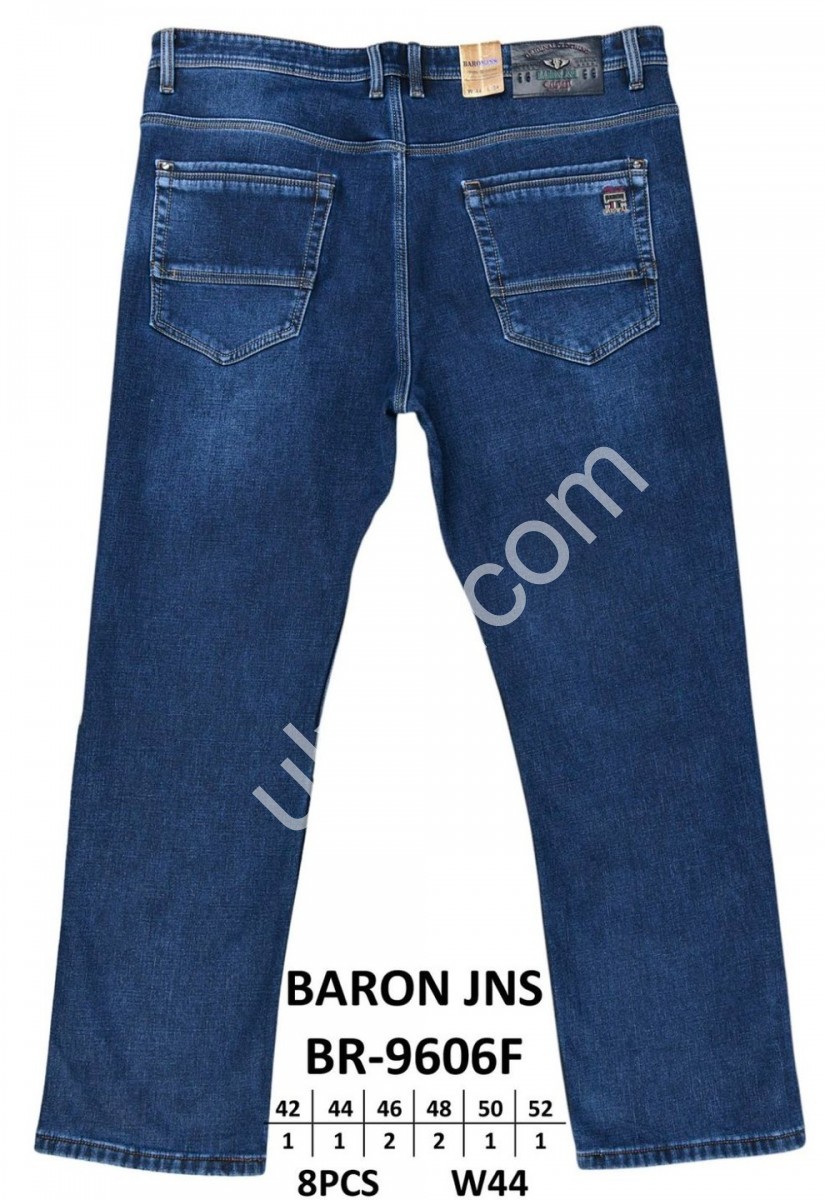 ДЖИНСИ BARON (42-52) ФЛІС Т.СИНІЙ BR9606F