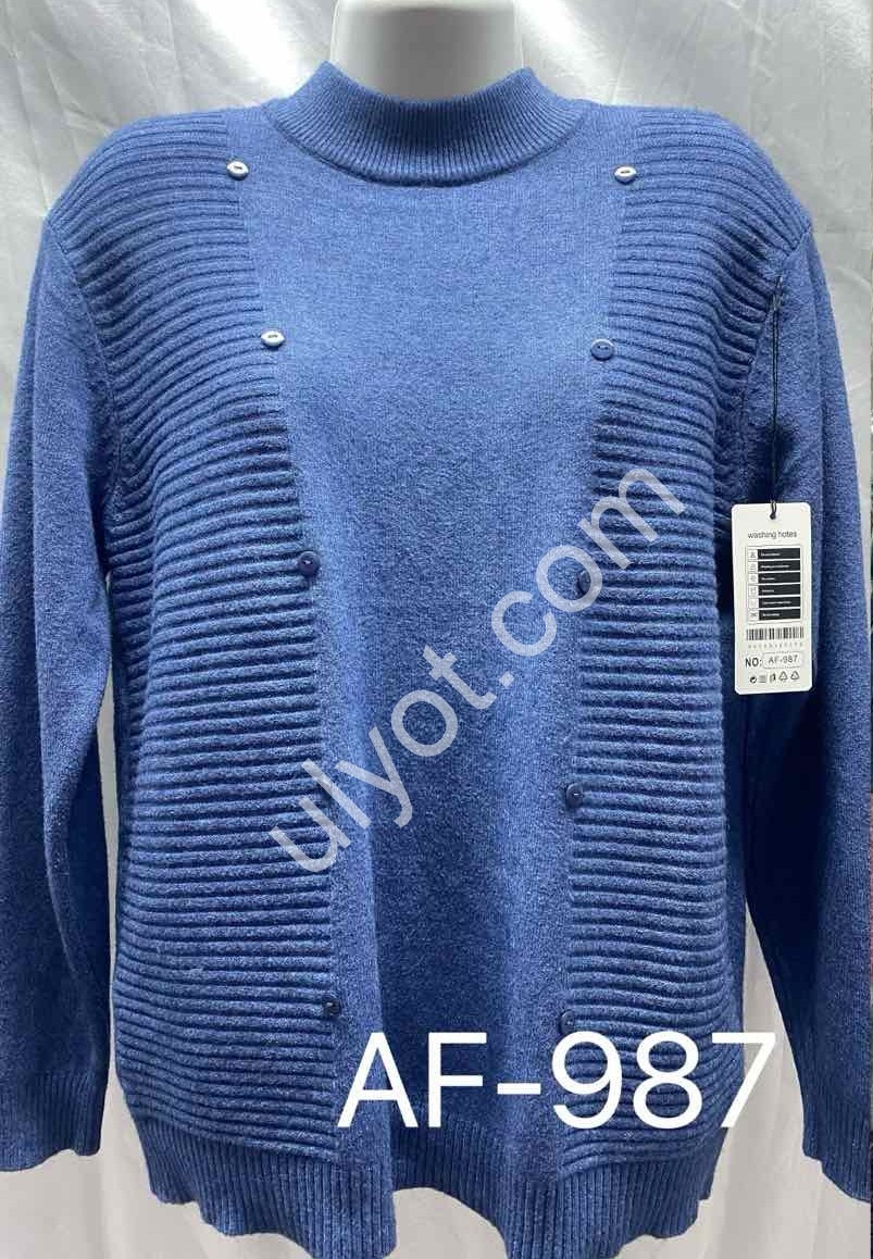 СВИТЕР (ONE SIZE 52-54) МИКС AF-987